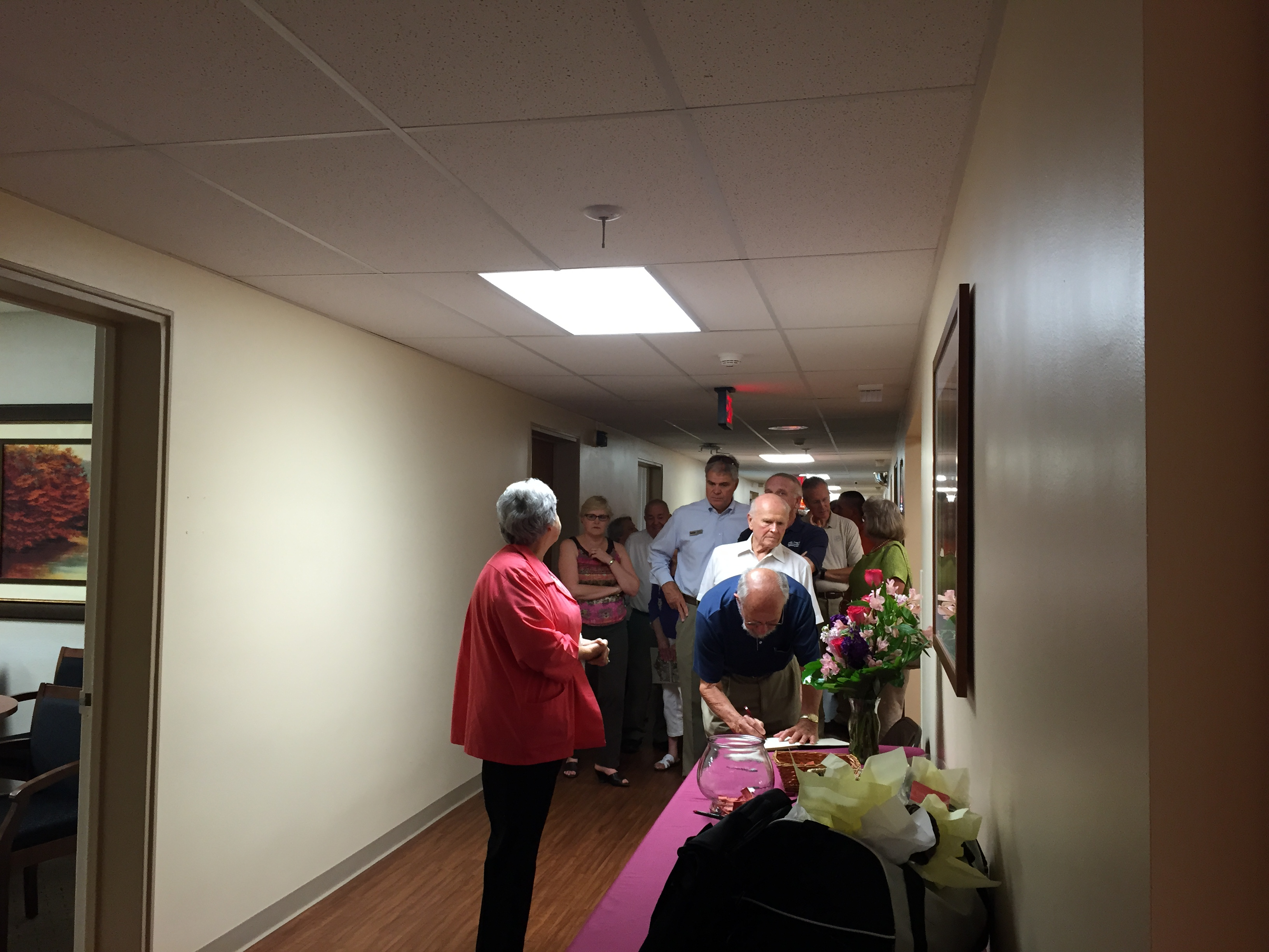 Guests walking through the Surgical Center