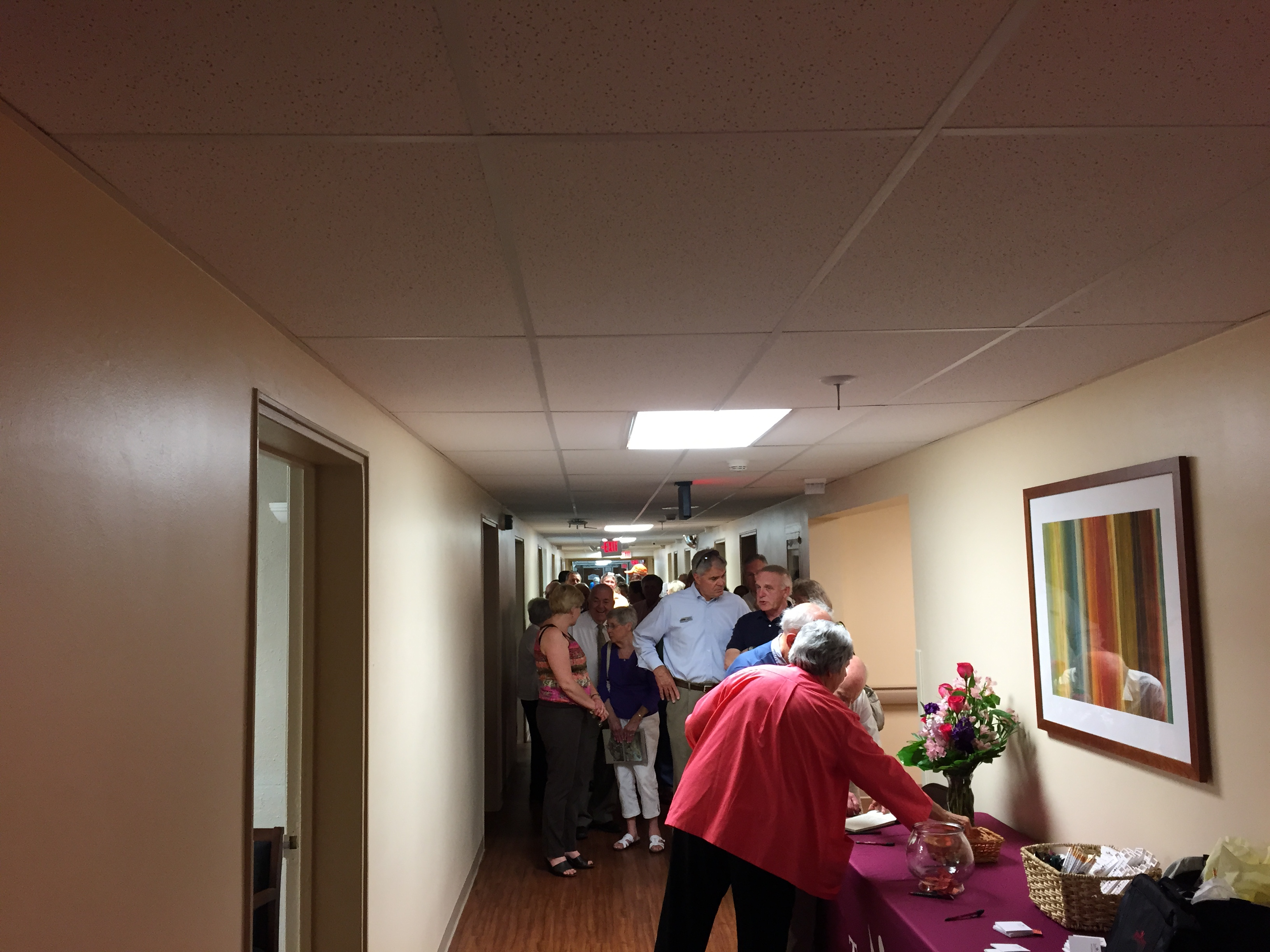 Guests walking through the Surgical Center