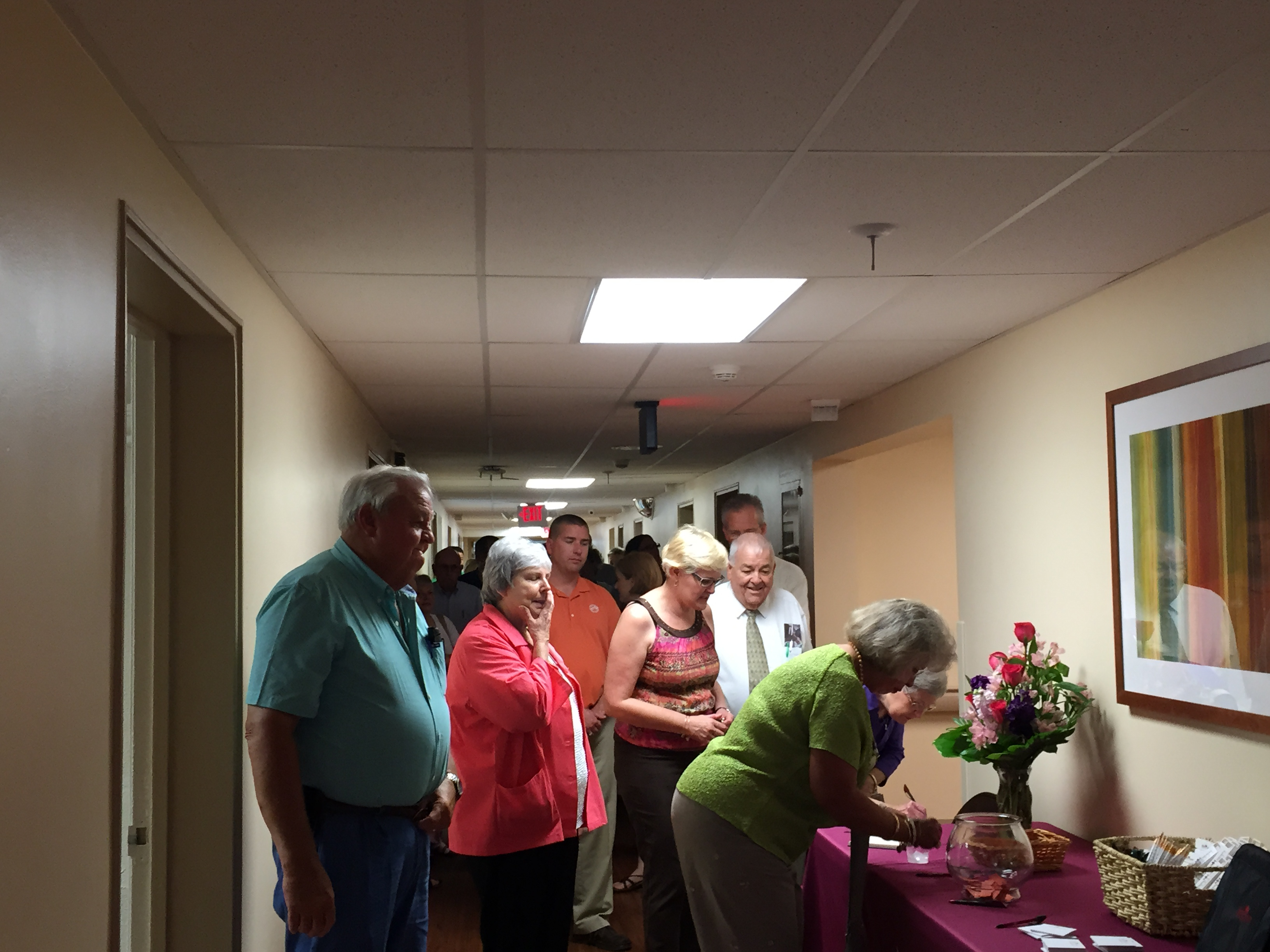 Guests walking through the Surgical Center