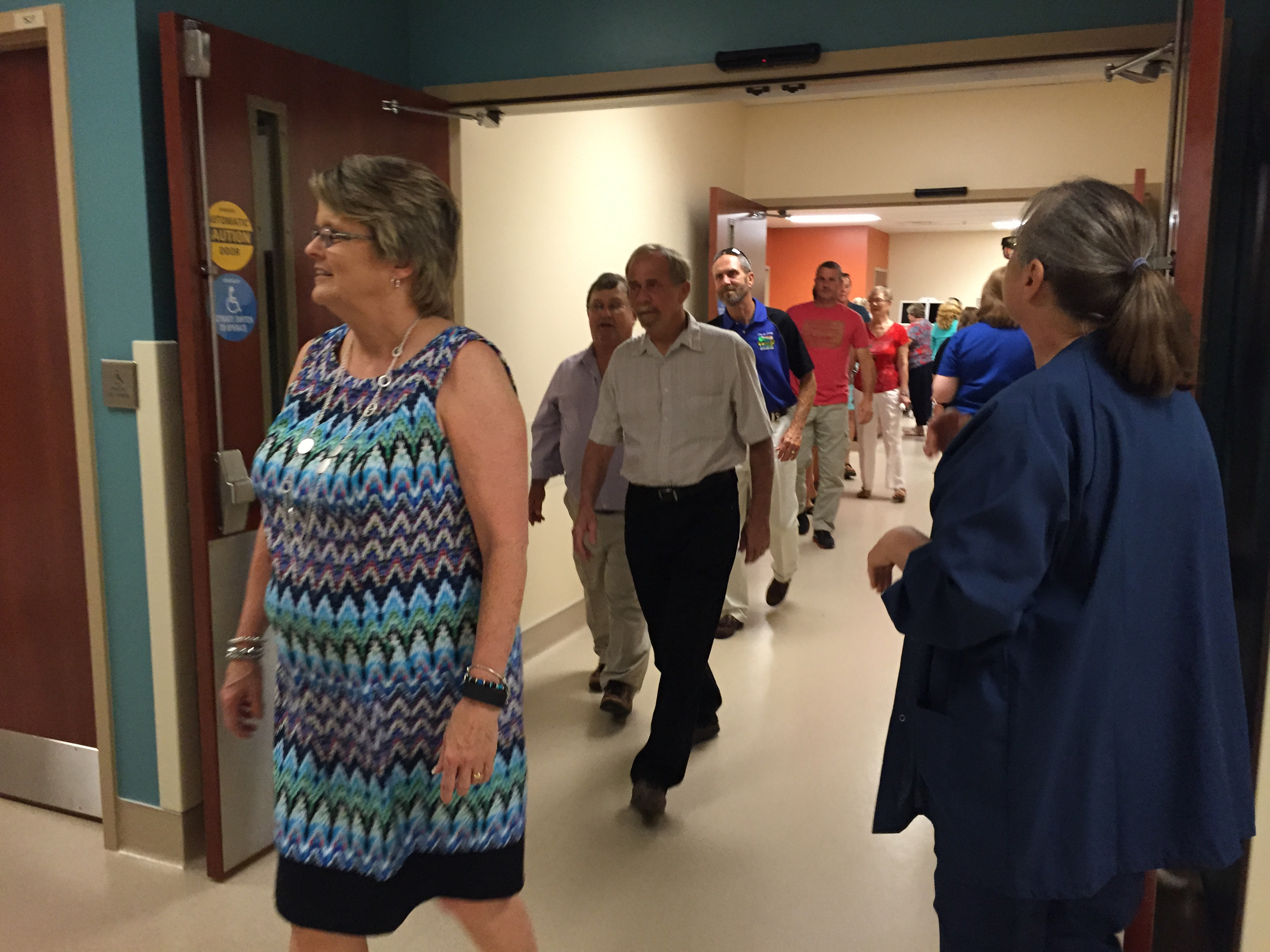 Guests walking through the Surgical Center