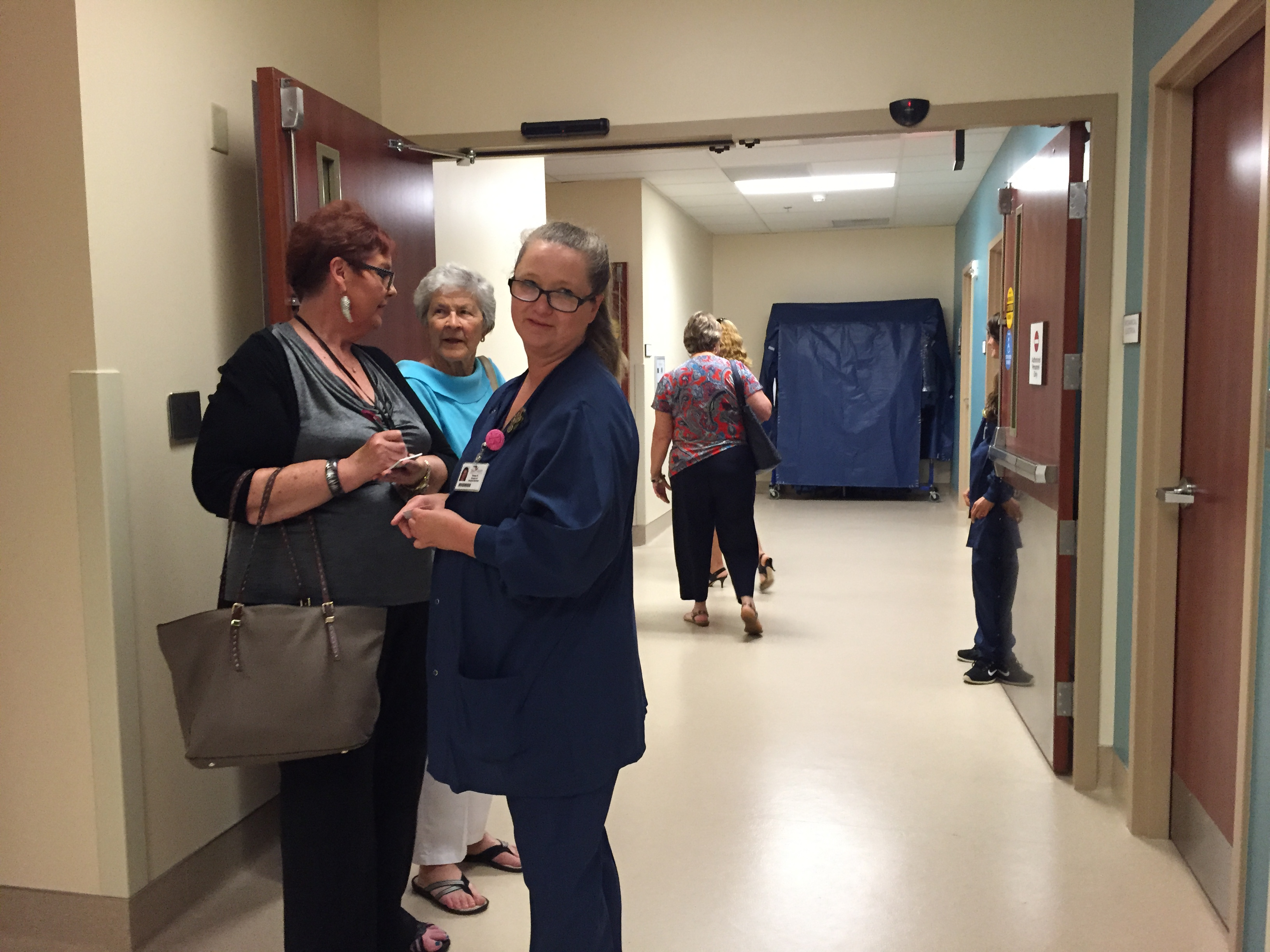 Guests walking through the Surgical Center